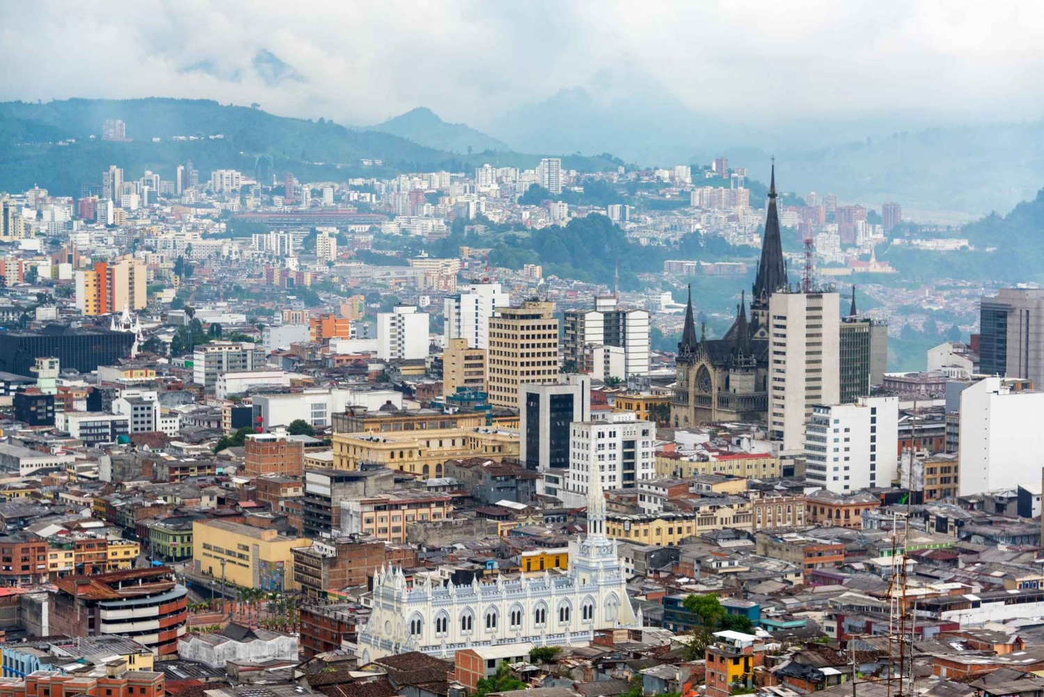 Stadsrondleiding in Manizales met kabelbaan en uitkijkpunt Chipre