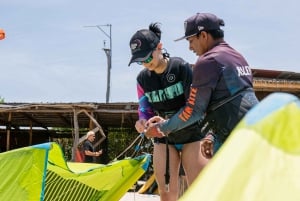 Mayapo, Guajira: lezione di kitesurf con attrezzatura