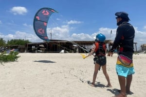 Mayapo, Guajira: lezione di kitesurf con attrezzatura