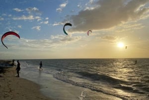 Mayapo, Guajira: lezione di kitesurf con attrezzatura