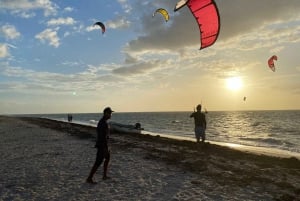 Mayapo, Guajira: lezione di kitesurf con attrezzatura