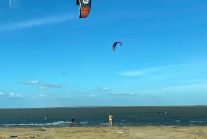 Mayapo, Guajira: lezione di kitesurf con attrezzatura