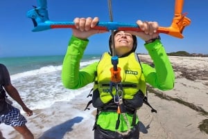 Mayapo, Guajira: lezione di kitesurf con attrezzatura