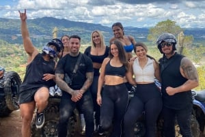 Medellín: Tour mit dem Quad (ATV) durch 3 Berge und Wasserfall