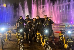 Medellin : visite privée nocturne en vélo électrique + dîner gastronomique