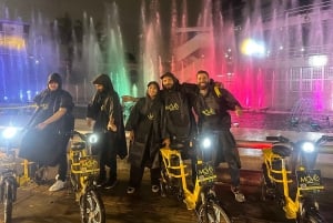 Medellin : visite privée nocturne en vélo électrique + dîner gastronomique