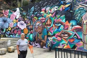 Medellin: graffiti w Comuna 13 z przejazdem kolejką linową