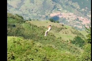 Medellin: Day Trip to Private Zipline and Waterfall Trek