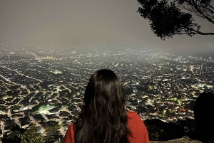 Medellín van bovenaf: privé-panoramische nachttour