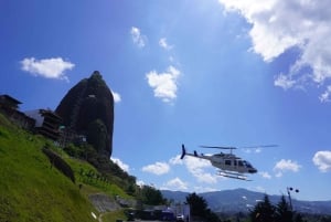 Medellín: Guatapé Private Tour with Helicopter & Boat Ride