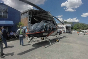 Medellín: Helicopter Tour with Hotel Pickup