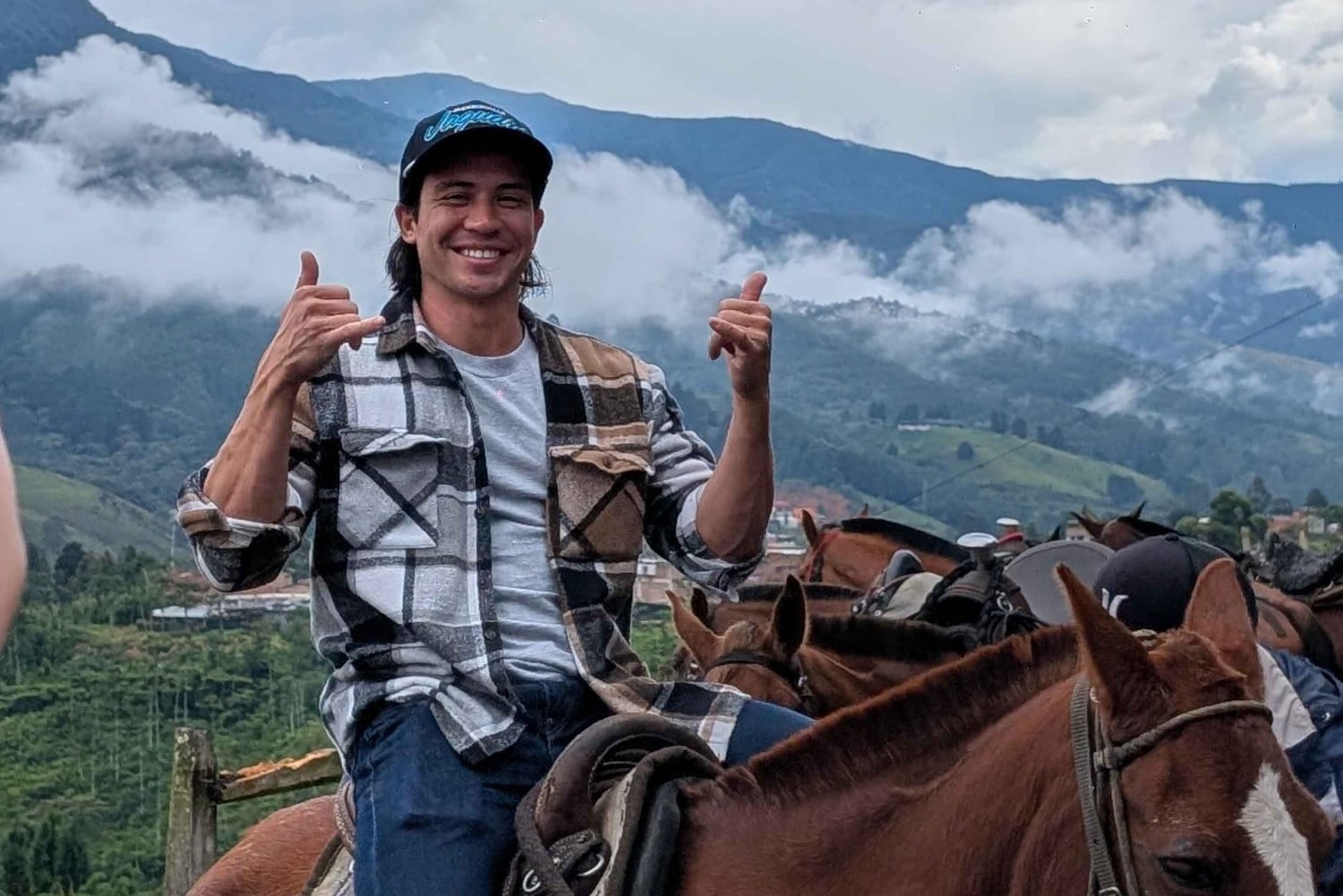 Medellín: Horseback riding in the city's mountains.