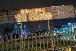 Medellín : Une nuit au mirador El Cielo avec activités