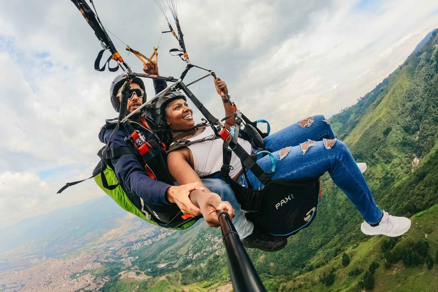 Medellín: Paragliding i de colombianske Andesbjerge