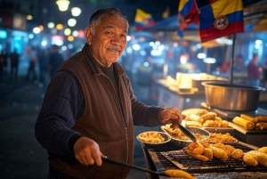 Medellin: maistelua katuruoasta El Pobladon katoilla