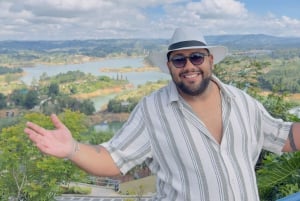 メデジン：グアタペ、ペニョール、ボートツアー、昼食と朝食付き