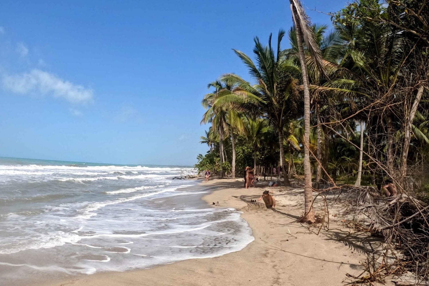 Palomino, Colombia: Ridtur på hästryggen på stranden