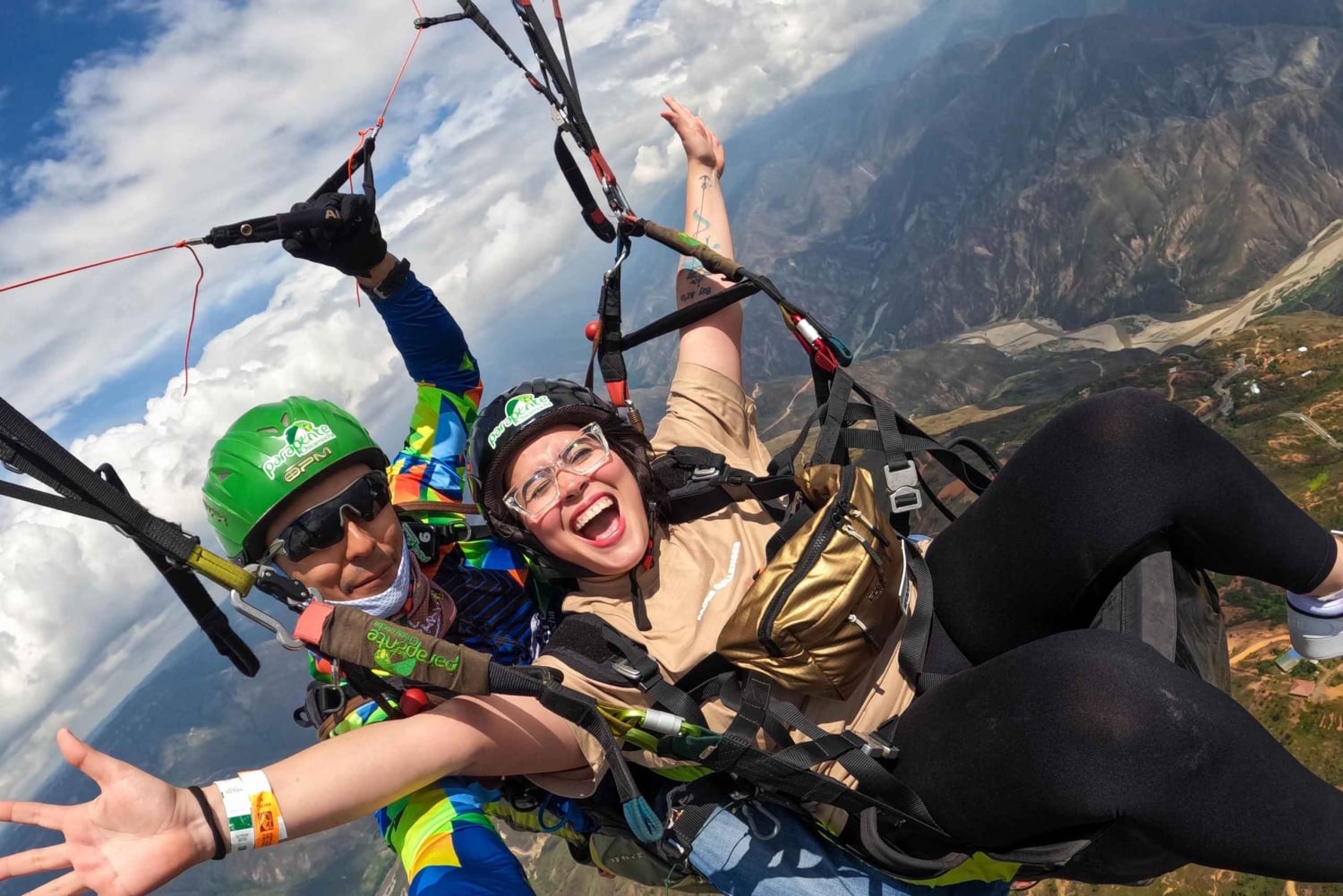 Парапланеризм в каньоне Чикамоча, Сан-Хиль