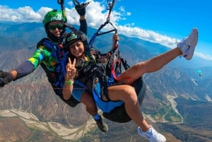 Парапланеризм в каньоне Чикамоча, Сан-Хиль