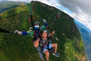 Парапланеризм в каньоне Чикамоча, Сан-Хиль