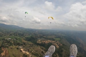 Paragliding over Medellin in San Felix with shuttle service