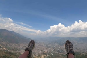 Paragliding over Medellin in San Felix with shuttle service