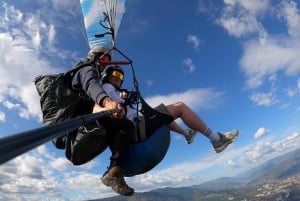 Paragliding over Medellin in San Felix with shuttle service