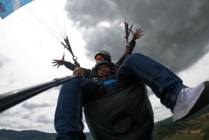 Paragliding over Medellin in San Felix with shuttle service