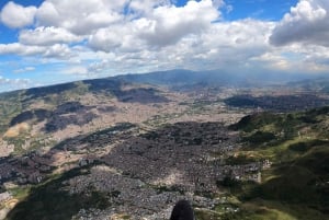 Paragliding over Medellin in San Felix with shuttle service