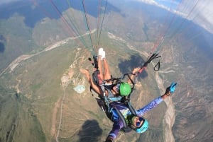 Paragliding over the Chicamocha Grand Canyon, San Gil