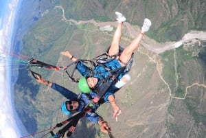 Paragliding over the Chicamocha Grand Canyon, San Gil