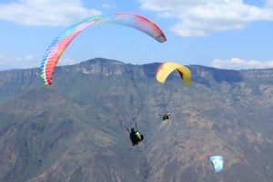 Paragliding over the Chicamocha Grand Canyon, San Gil