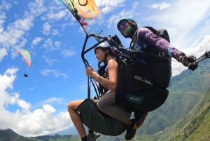 Paragliding over the Chicamocha Grand Canyon, San Gil