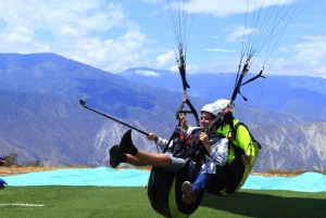 Paragliding over the Chicamocha Grand Canyon, San Gil