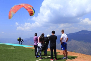 Paragliding over the Chicamocha Grand Canyon, San Gil