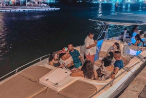 speedboat sunset party with open bar & club entry.