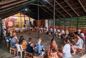 Percussion- og dansetime i La Boquilla