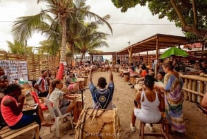 Percussion- og dansetime i La Boquilla