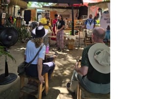 Percussion- og dansetime i La Boquilla