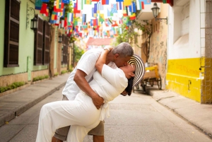 séance photo dans les rues de cartagena
