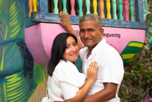 séance photo dans les rues de cartagena