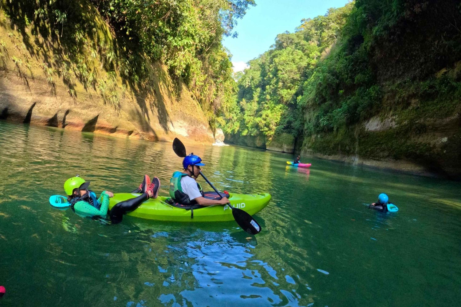 RAFTING ADVENTURE ON THE GUEJAR RIVER CANYON IN COLOMBIA