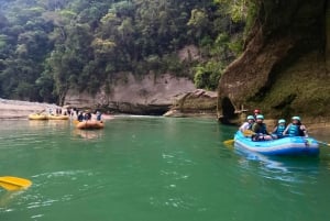 RAFTING ADVENTURE ON THE GUEJAR RIVER CANYON IN COLOMBIA