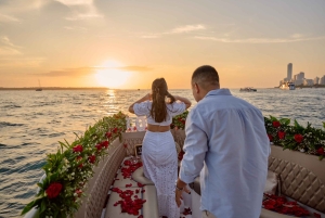 Romantisk dejtkväll i Cartagenas vik