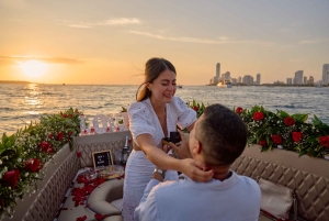 Romantisk dejtkväll i Cartagenas vik