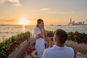 Romantisk dejtkväll i Cartagenas vik