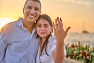 Romantisk dejtkväll i Cartagenas vik