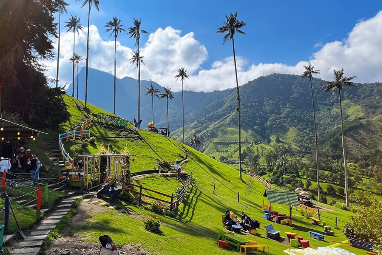 Salento, Cocora og Filandia Fuld plan fra Pereira/Armenien