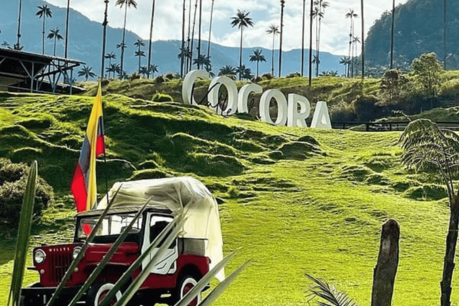 Salento, Cocora og Filandia Fuld plan fra Pereira/Armenien