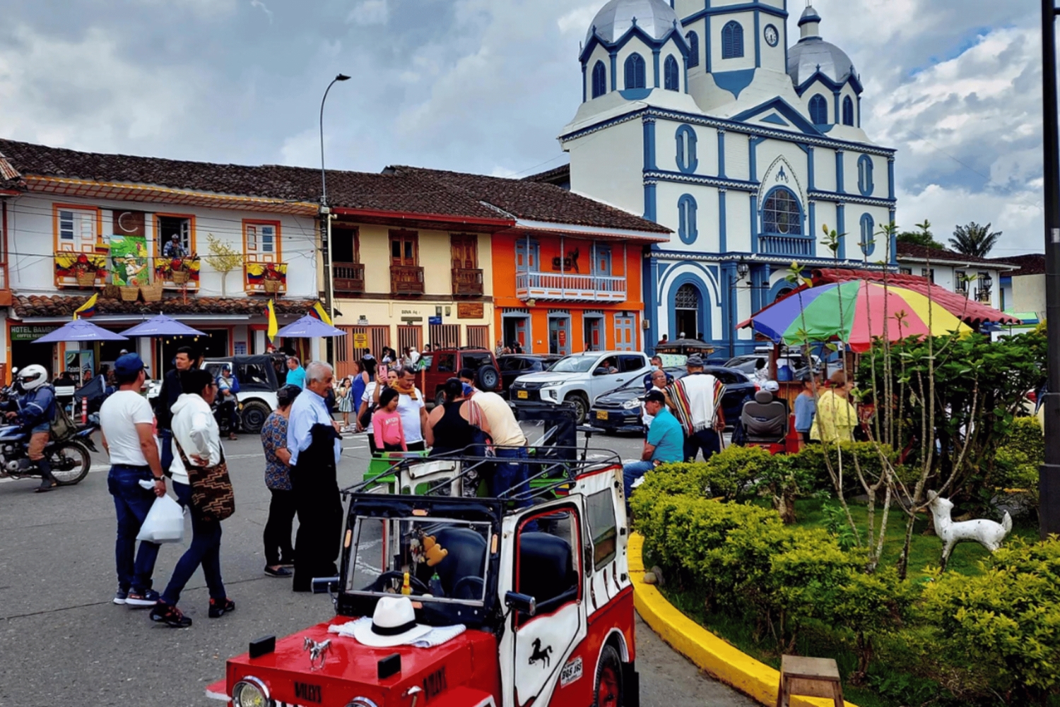 Salento, Cocora og Filandia Fuld plan fra Pereira/Armenien